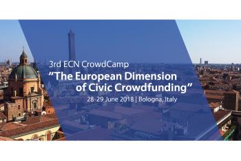 Il 3rd ECN CrowdCamp sul civic crowdfunding si terr a Bologna