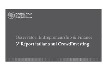 Crowdinvesting, la presentazione del terzo report italiano al PoliMi